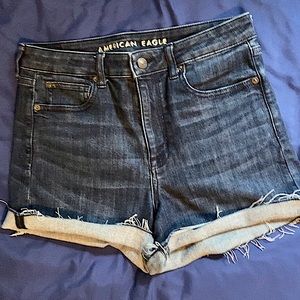 American Eagle high waisted jean shorts